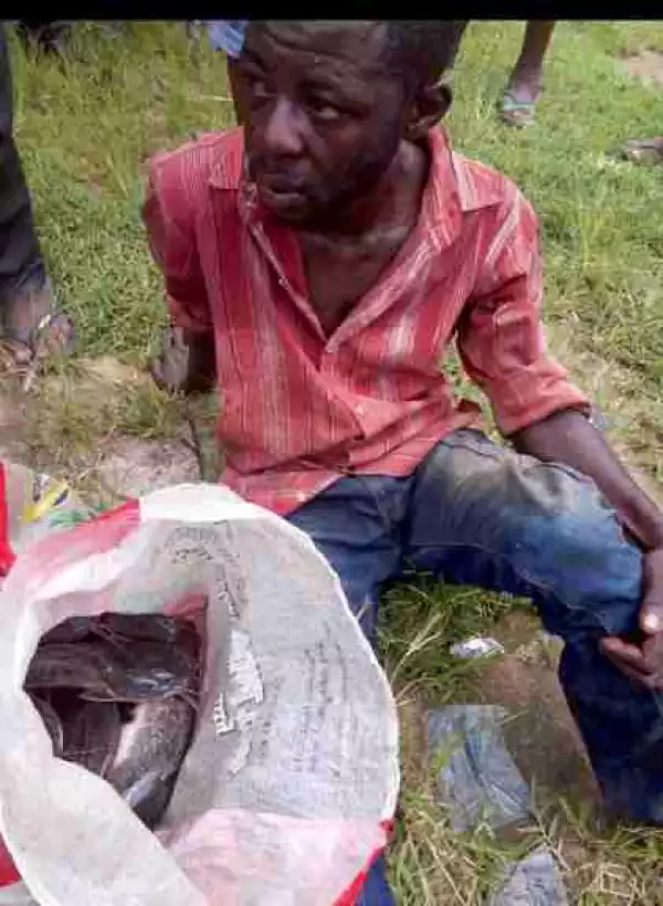 Man Who Stole Fish Caught And Beaten Mercilessly (Photos) 